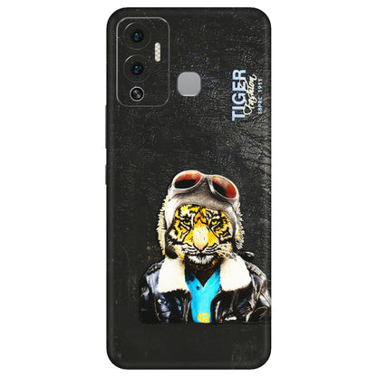 INFINIX Phone Skins (All Models) - Rider Tiger - 3D Embossed Finish (L-113) Infinix Hot 12 Play