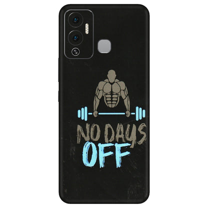 INFINIX Phone Skins (All Models) - Gym Lover - 3D Embossed Finish (L-127) Infinix Hot 12 Play