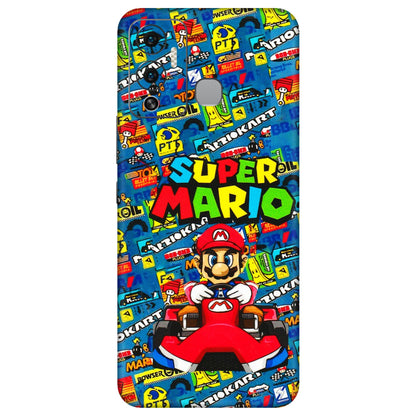 INFINIX Phone Skins (All Models) - Super Mario Kart - 3D Embossed Finish (L-140) Infinix Hot 12 Play