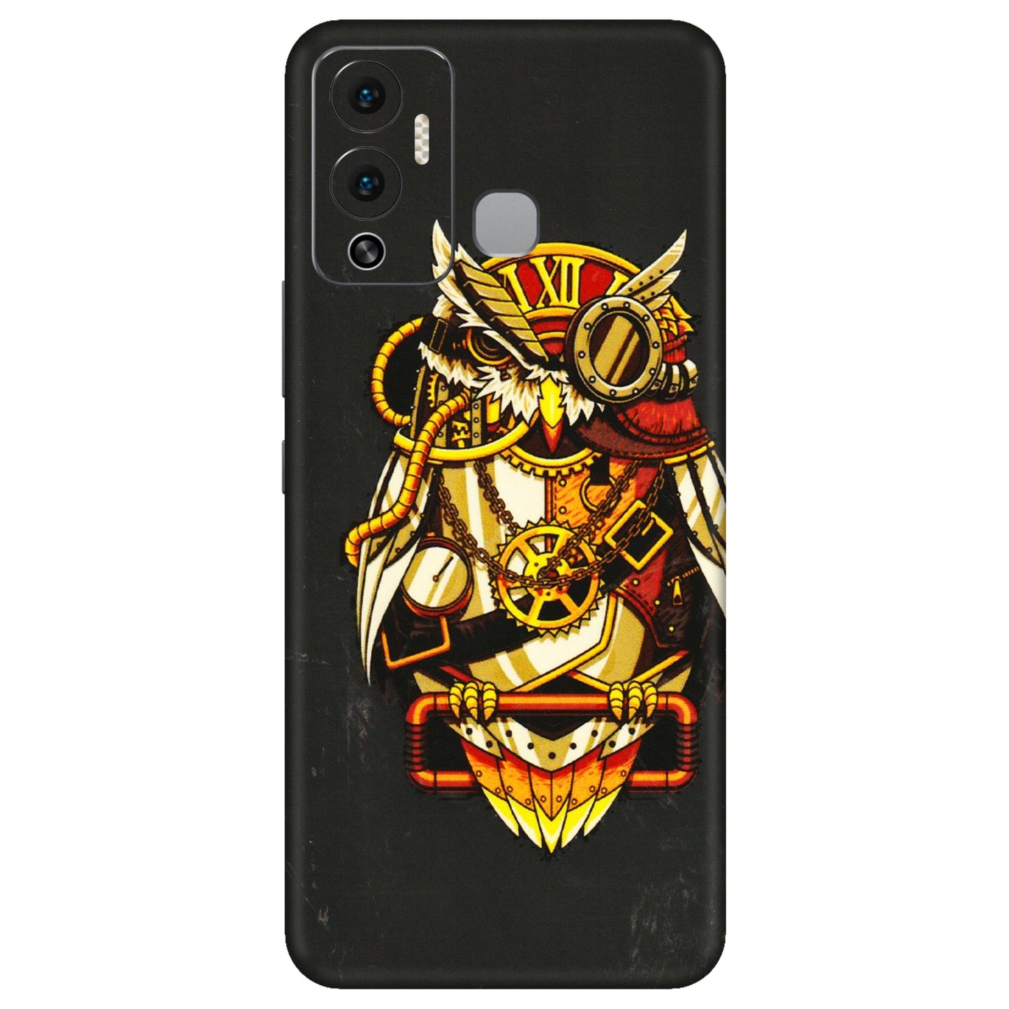 INFINIX Phone Skins (All Models) - Classy Smart Owl - 3D Embossed Finish (L-144) Infinix Hot 12 Play