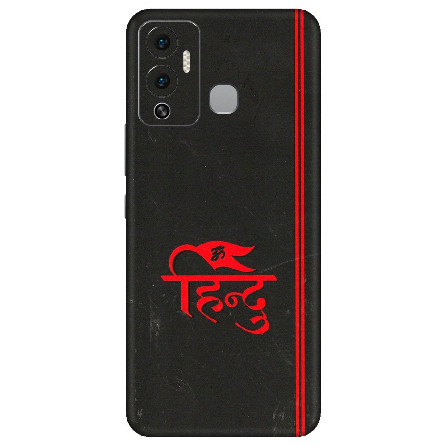 INFINIX Phone Skins (All Models) - Hindu Black - 3D Embossed Finish (L-153) Infinix Hot 12 Play
