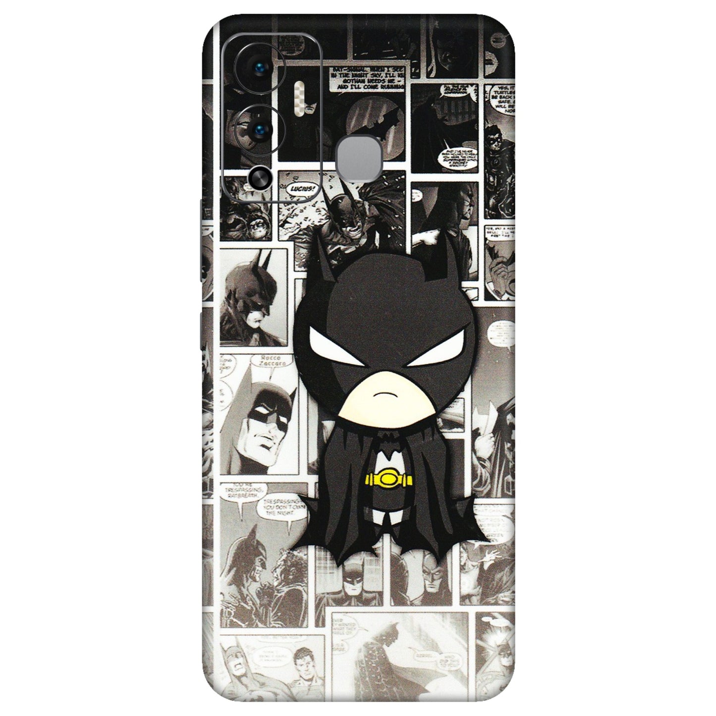 INFINIX Phone Skins (All Models) - Toon Batman - 3D Embossed Finish (L-182) Infinix Hot 12 Play