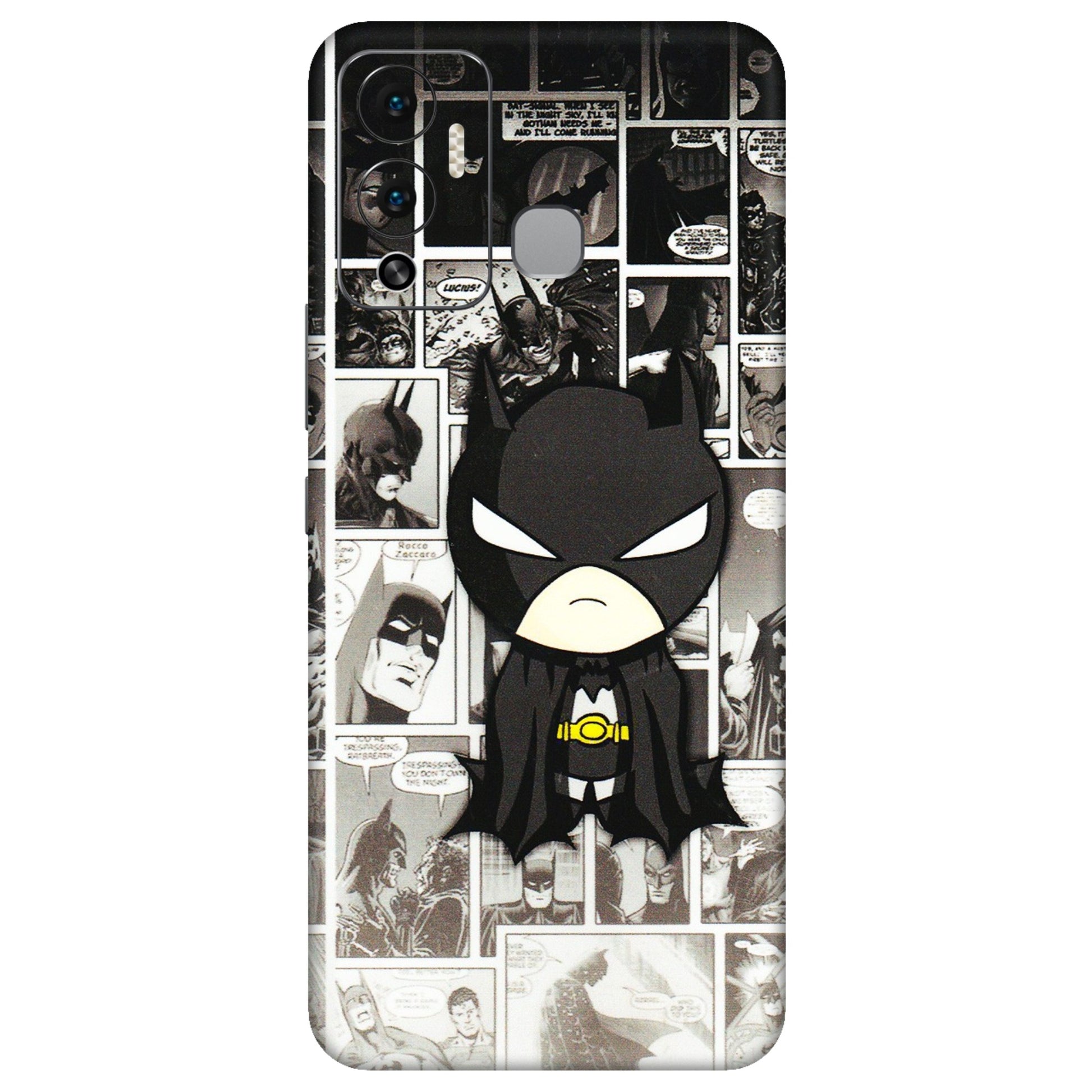 INFINIX Phone Skins (All Models) - Toon Batman - 3D Embossed Finish (L-182) Infinix Hot 12 Play