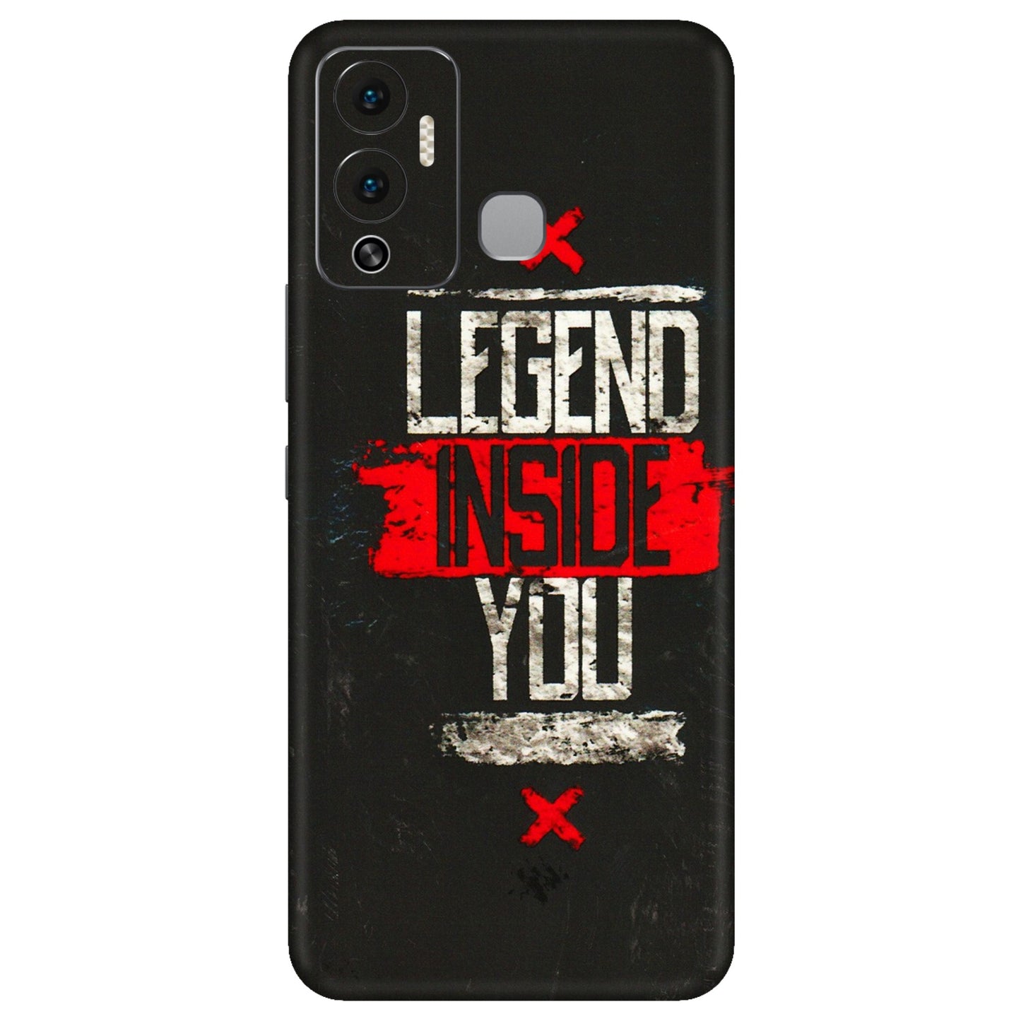INFINIX Phone Skins (All Models) - Legend Inside You - 3D Embossed Finish (L-186) Infinix Hot 12 Play