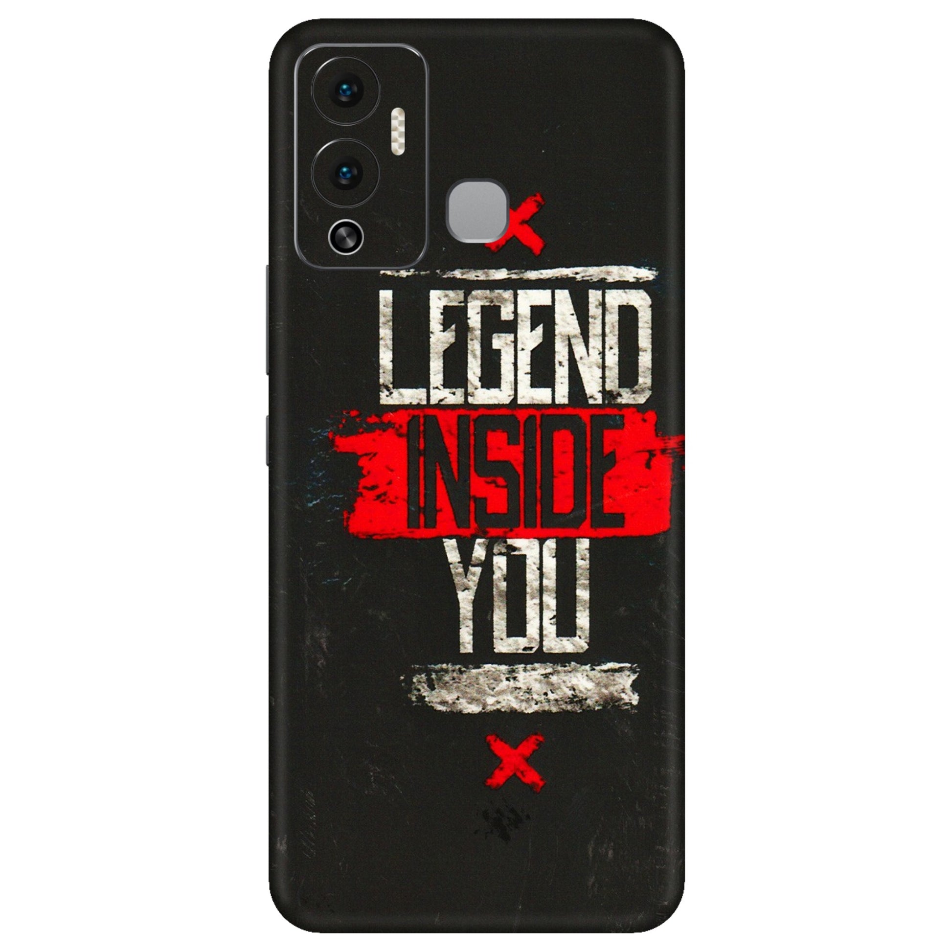 INFINIX Phone Skins (All Models) - Legend Inside You - 3D Embossed Finish (L-186) Infinix Hot 12 Play