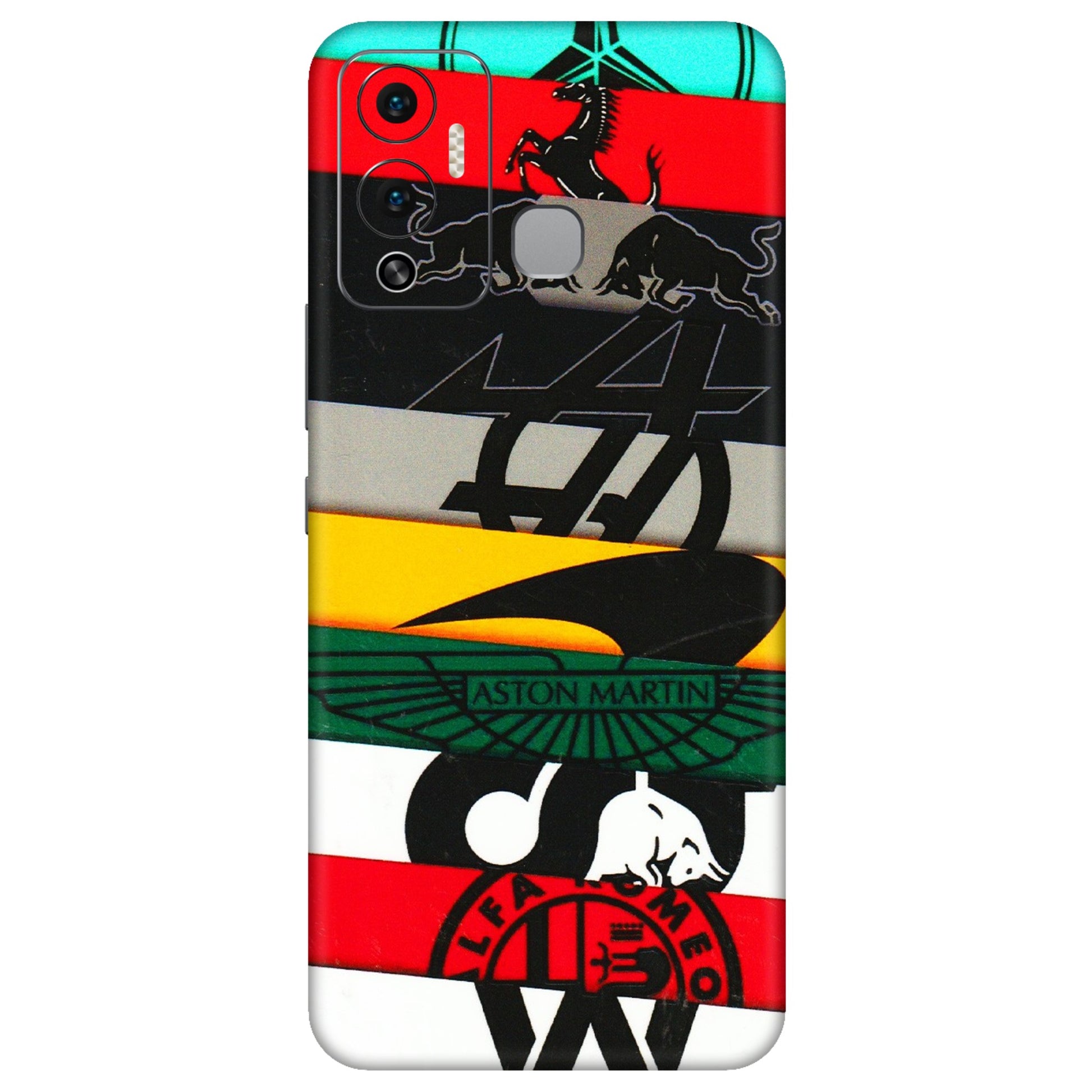 INFINIX Phone Skins (All Models) - Multi Designer Brands - 3D Embossed Finish (L-187) Infinix Hot 12 Play