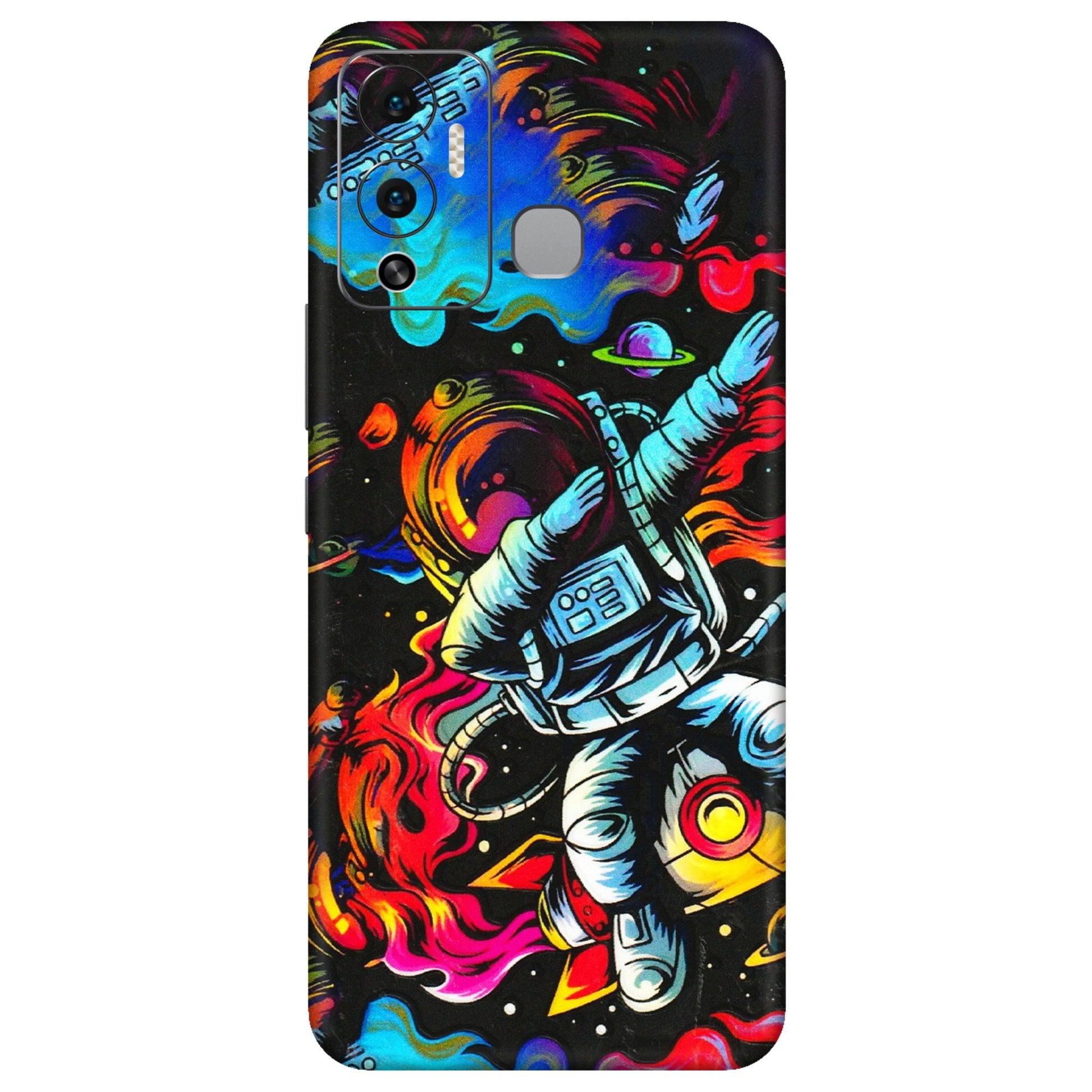 INFINIX Phone Skins (All Models) - Astronaut Dope - 3D Embossed Finish (L-191) Infinix Hot 12 Play