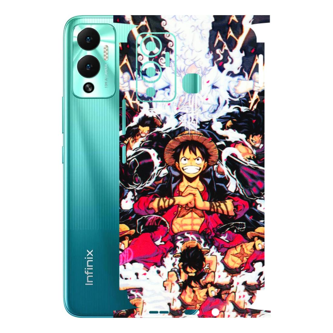 INFINIX Phone Skins (All Models) - Luffy Anime Character - 3D Embossed Finish (L-203) Infinix Hot 12 Play