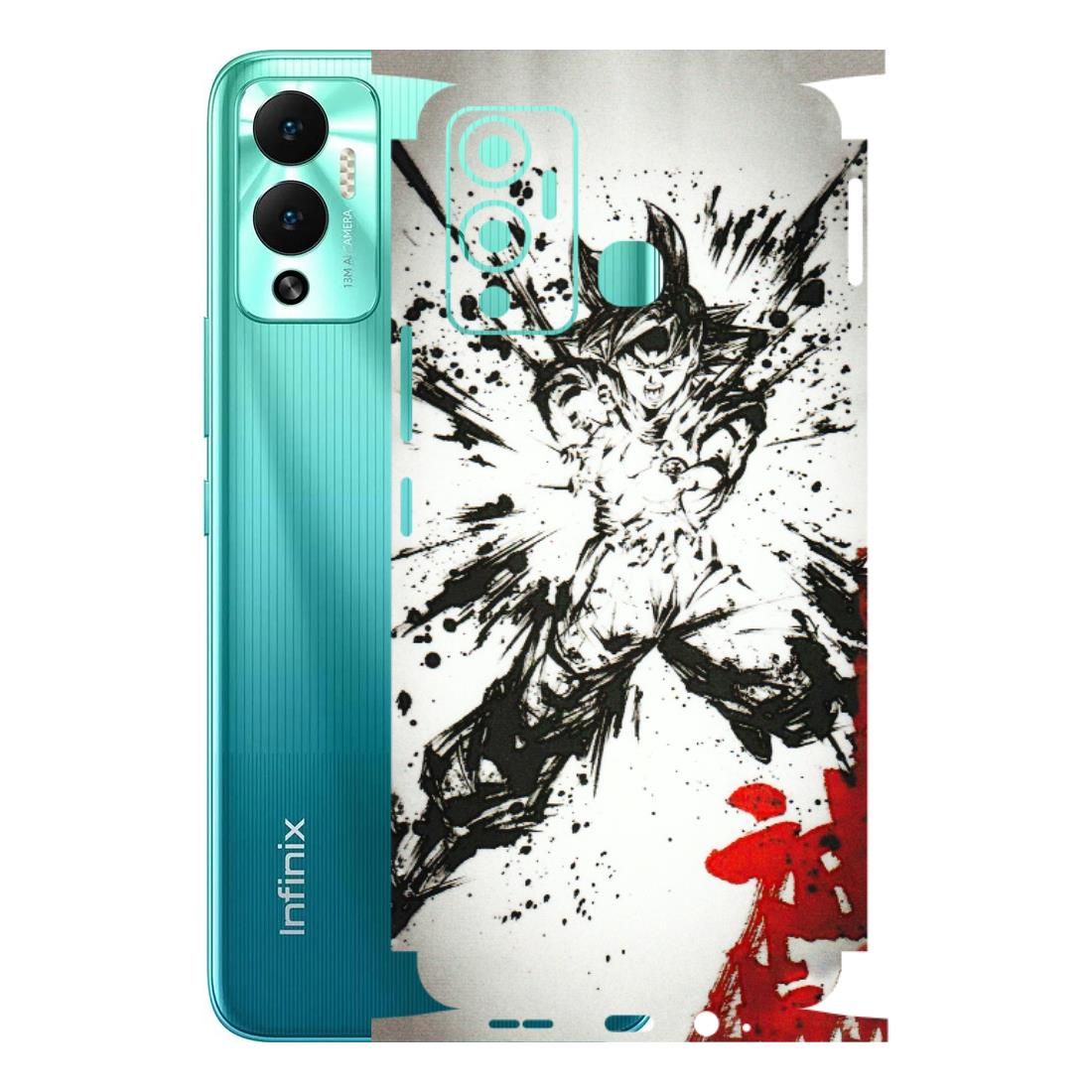 INFINIX Phone Skins (All Models) - DBZ - 3D Embossed Finish (L-206) Infinix Hot 12 Play