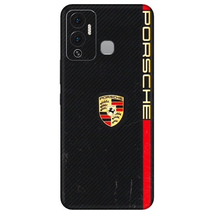 INFINIX Phone Skins (All Models) - Premium Porsche - 3D Embossed Finish (L-225) Infinix Hot 12 Play