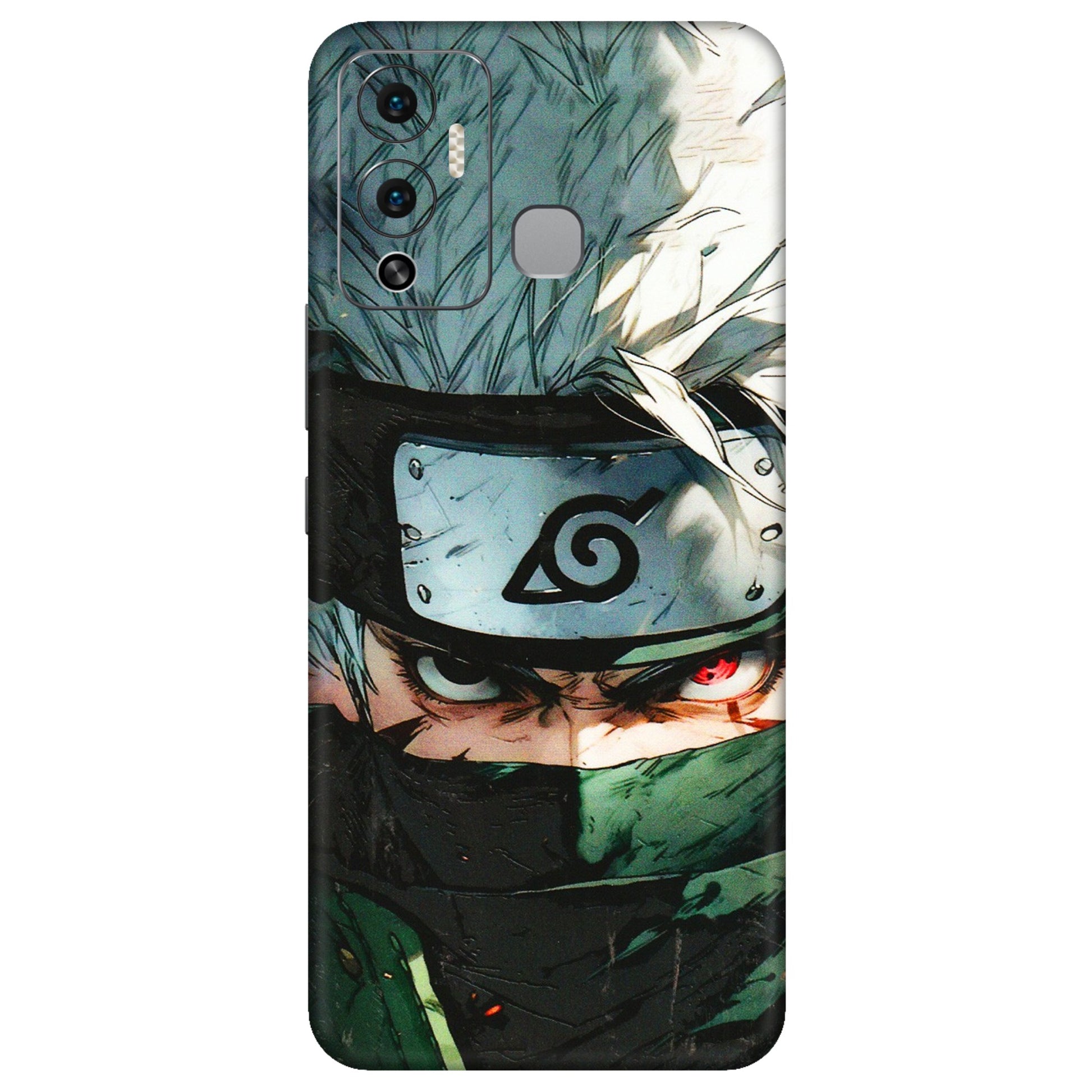 INFINIX Phone Skins (All Models) - Kakashi Red Eye Focus - 3D Embossed Finish (L-227) Infinix Hot 12 Play
