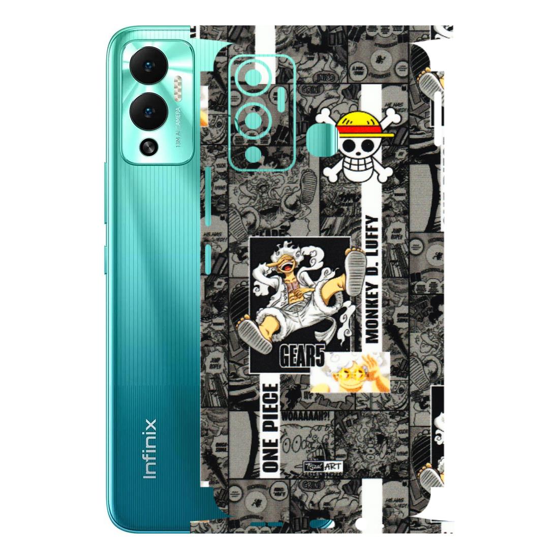 INFINIX Phone Skins (All Models) - Cuffy Anime MonkeyCamic - 3D Embossed Finish (L-242) Infinix Hot 12 Play