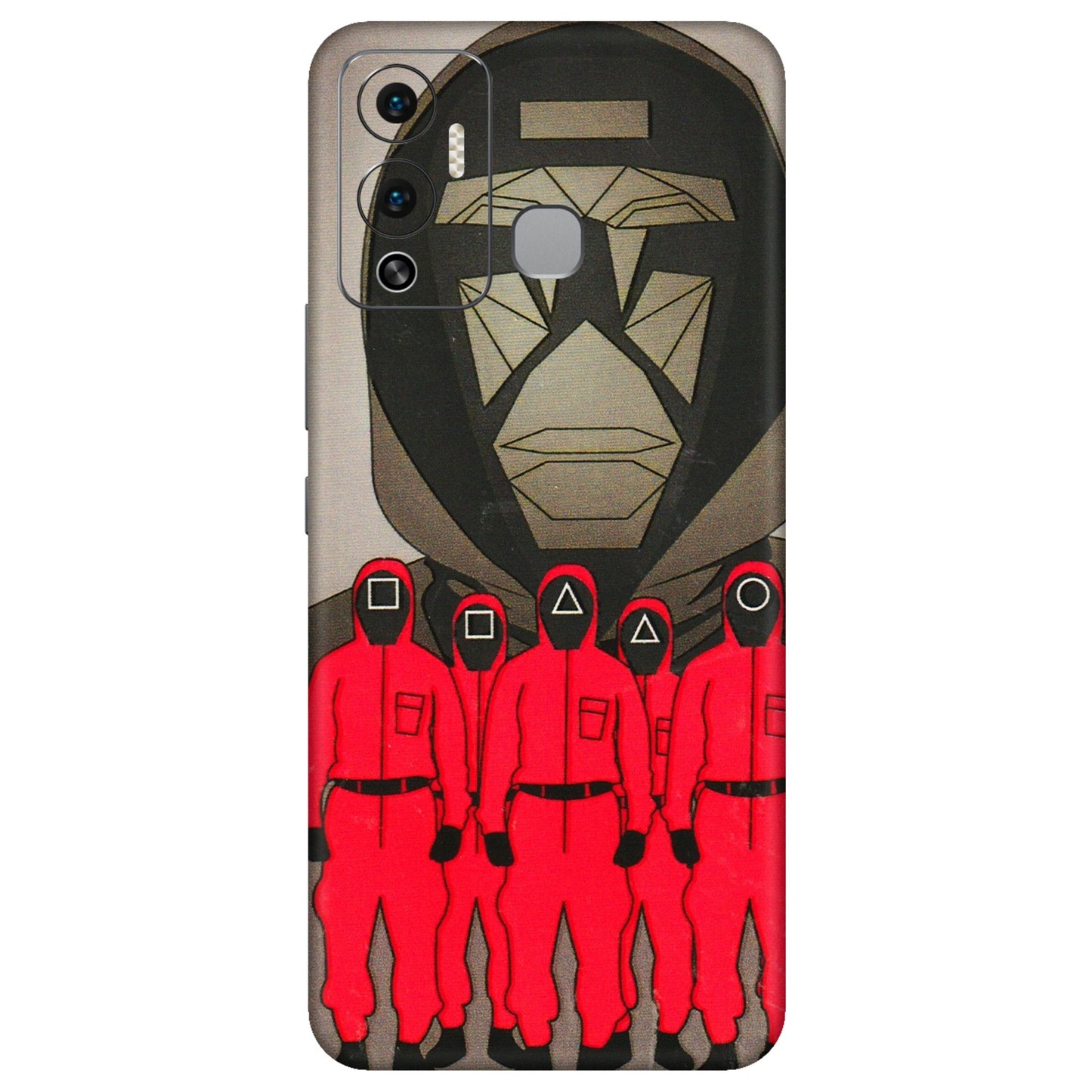 INFINIX Phone Skins (All Models) - Squid Game Hero - 3D Embossed Finish (L-245) Infinix Hot 12 Play