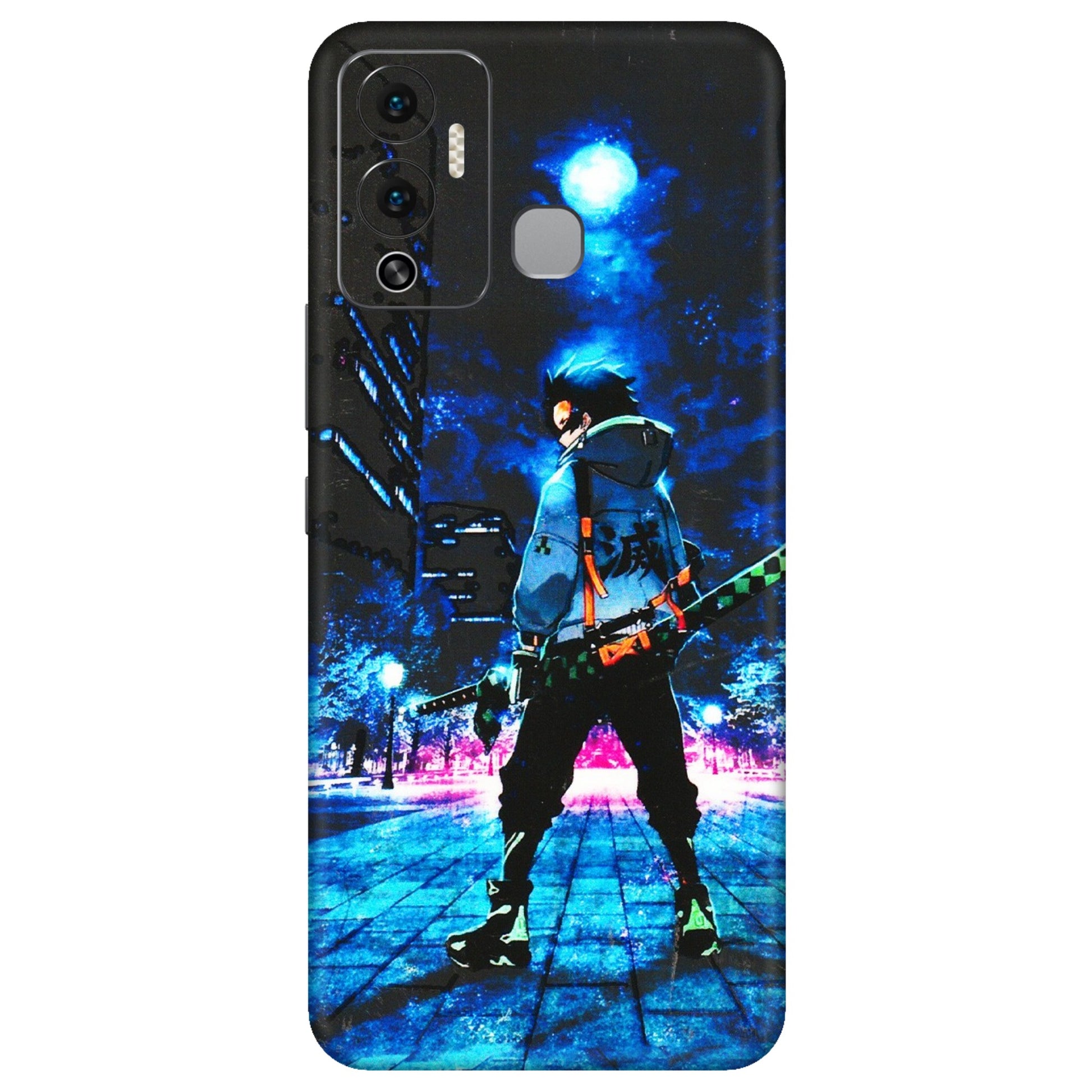 INFINIX Phone Skins (All Models) - Demon Slayer Sword - 3D Embossed Finish (L-247) Infinix Hot 12 Play