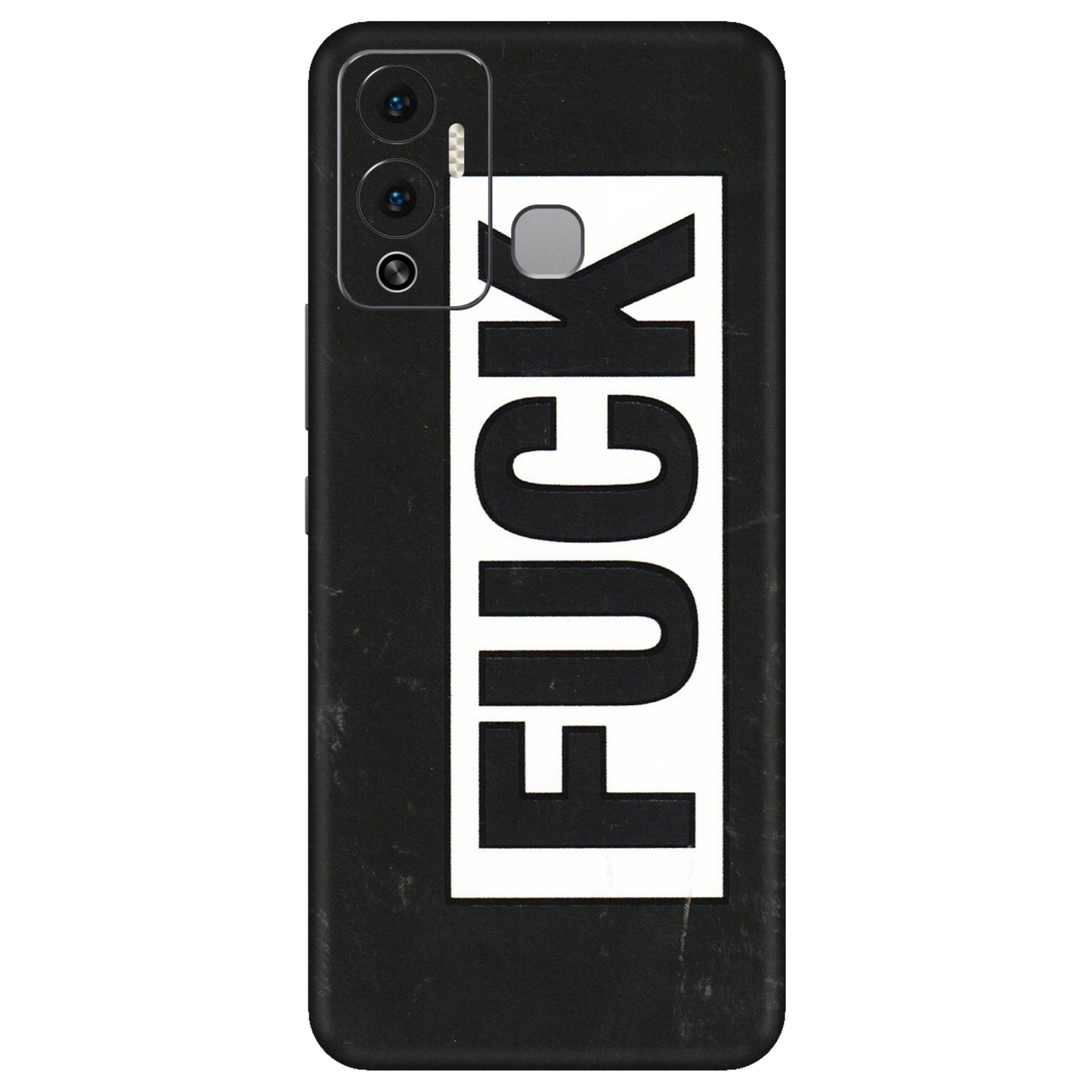 INFINIX Phone Skins (All Models) - The F Word - 3D Embossed Finish (L-255) Infinix Hot 12 Play