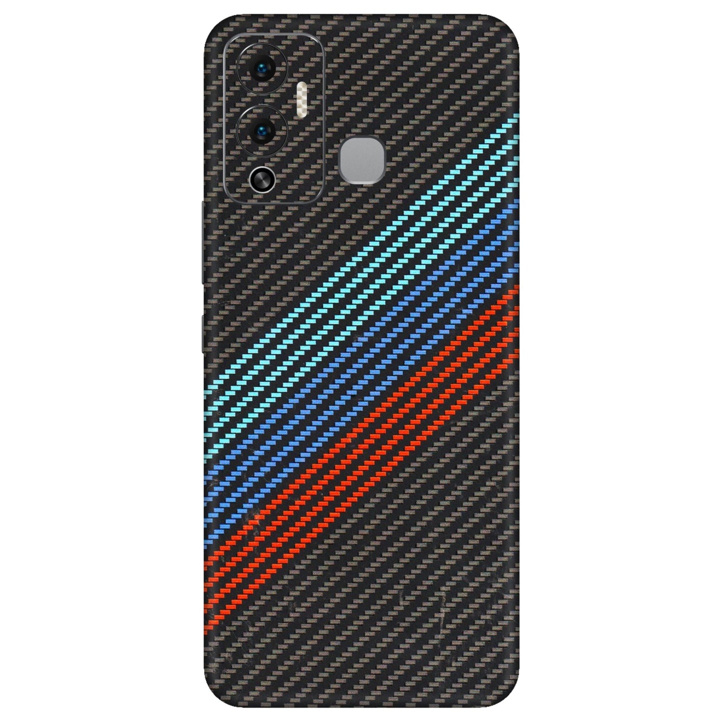 INFINIX Phone Skins (All Models) - Carbon BM - 3D Embossed Finish (L-302) Infinix Hot 12 Play