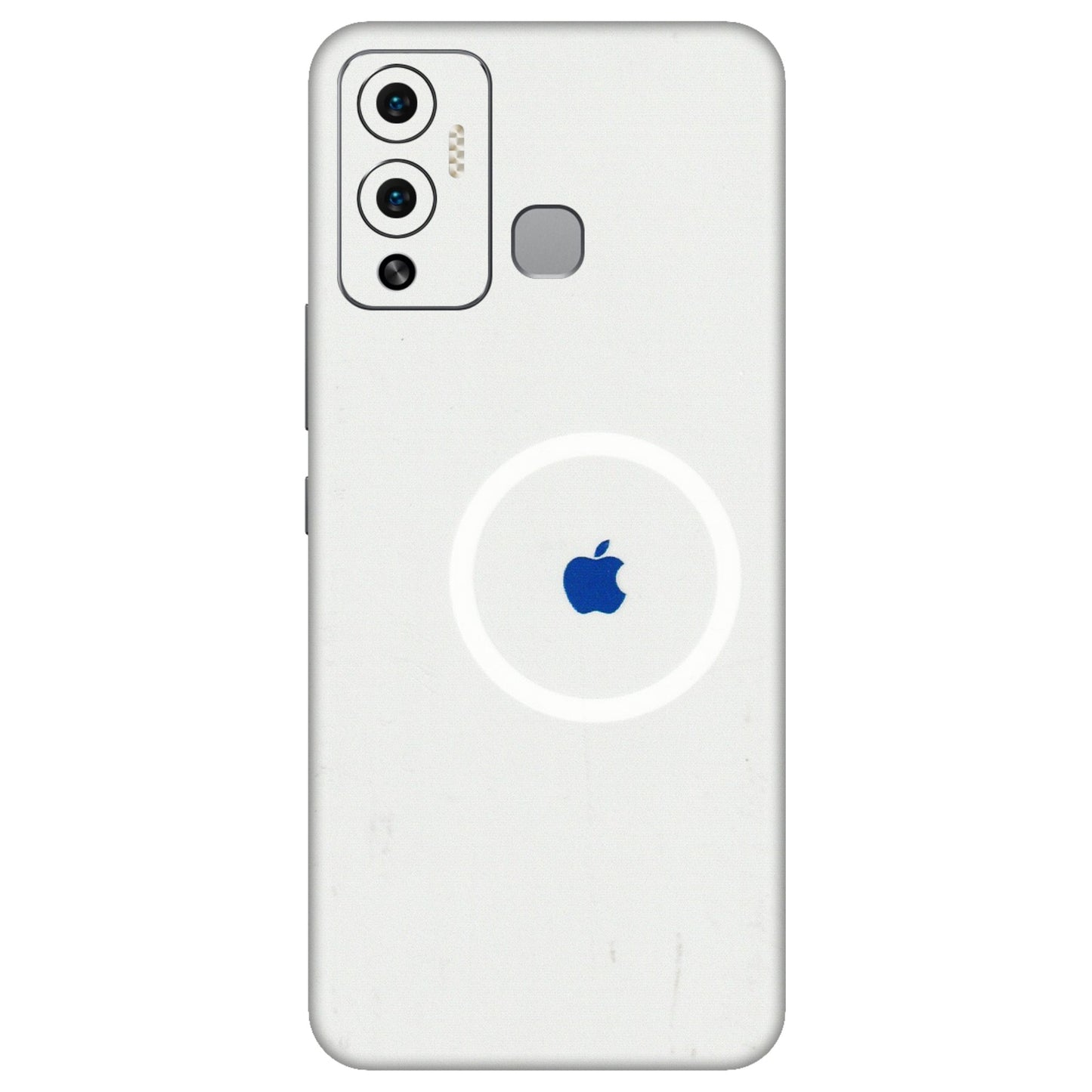 INFINIX Phone Skins (All Models) - iPhone Magsafe Logo - 3D Embossed Finish (L-320) Infinix Hot 12 Play