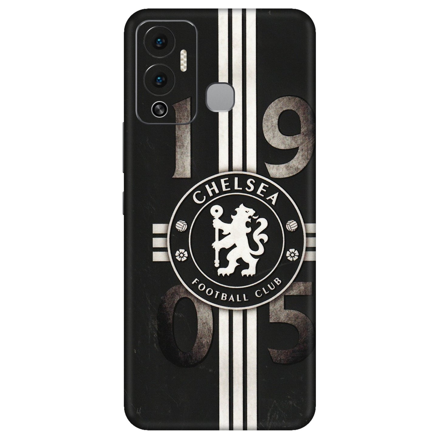 INFINIX Phone Skins (All Models) - Chelsea Fan Club - 3D Embossed Finish (L-36) Infinix Hot 12 Play