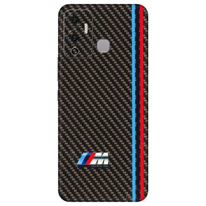 INFINIX Phone Skins (All Models) - BM Carbon Fiber Feels - 3D Embossed Finish (L-38) Infinix Hot 12 Play