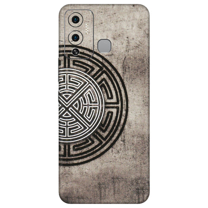 INFINIX Phone Skins (All Models) - Mysterious Circular Design - 3D Embossed Finish (L-63) Infinix Hot 12 Play