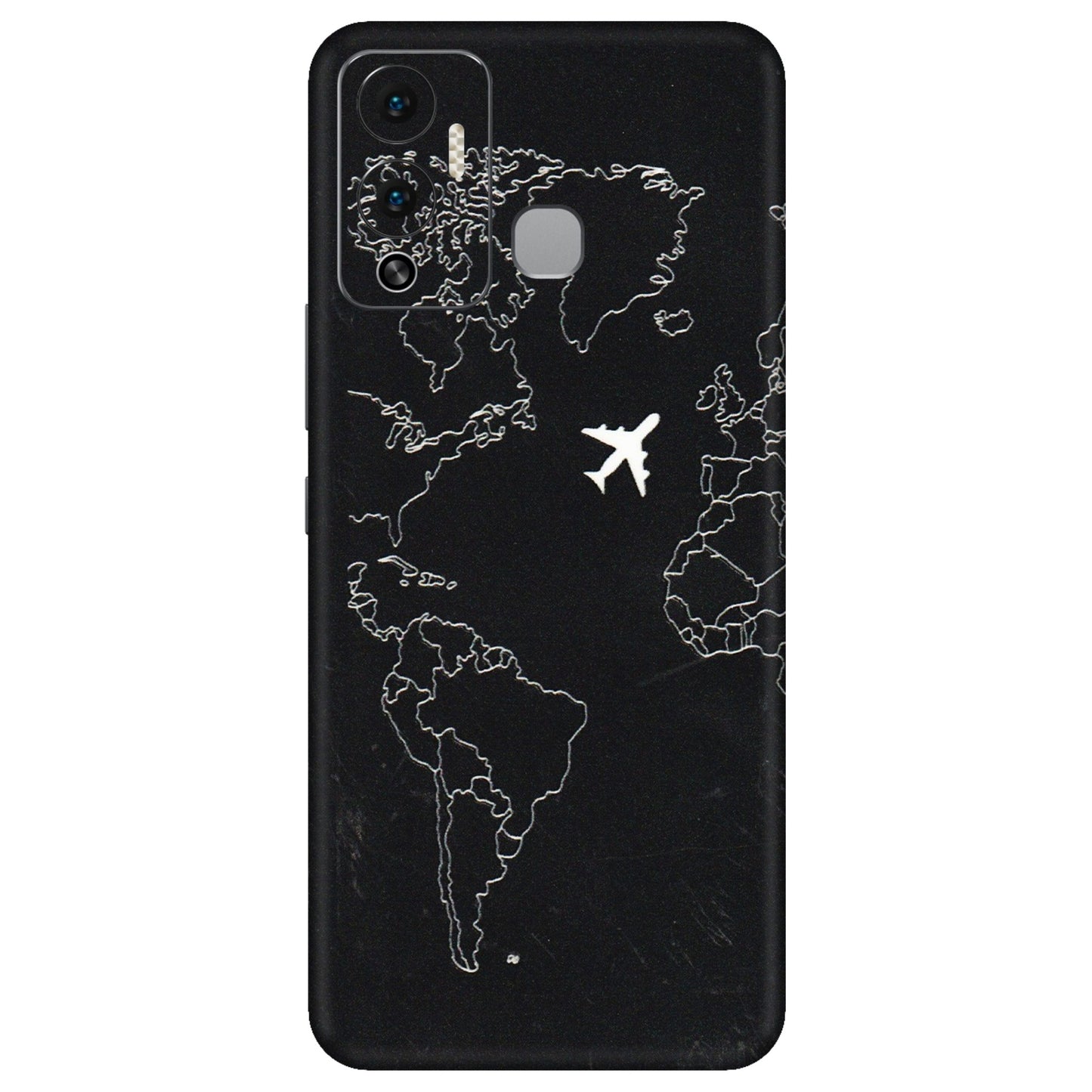 INFINIX Phone Skins (All Models) - Never Ending Travel - 3D Embossed Finish (L-79) Infinix Hot 12 Play