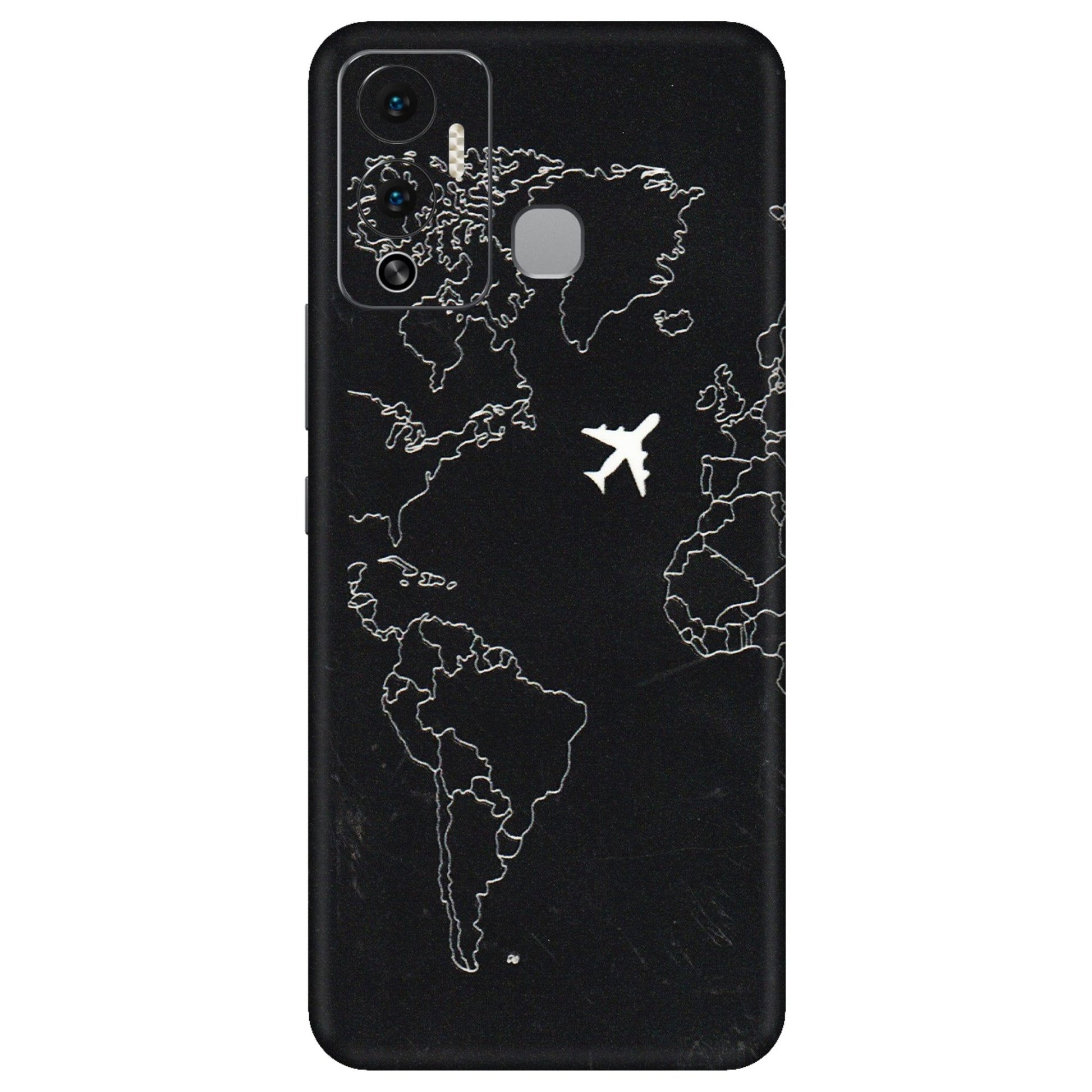 INFINIX Phone Skins (All Models) - Never Ending Travel - 3D Embossed Finish (L-79) Infinix Hot 12 Play