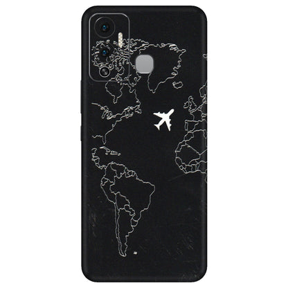 INFINIX Phone Skins (All Models) - Never Ending Travel - 3D Embossed Finish (L-79) Infinix Hot 12 Play
