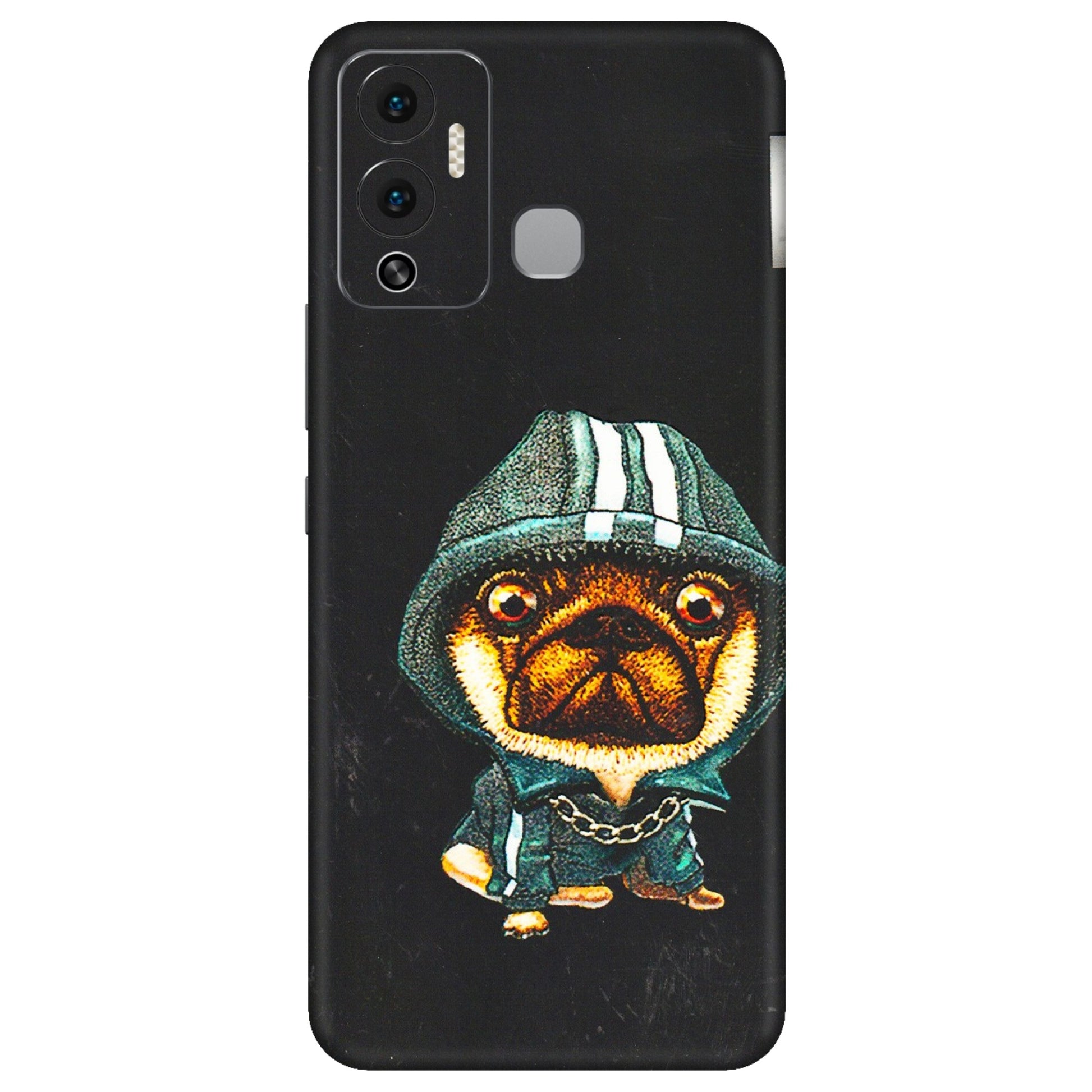 INFINIX Phone Skins (All Models) - Puppy N Hoodie - 3D Embossed Finish (L-90) Infinix Hot 12 Play