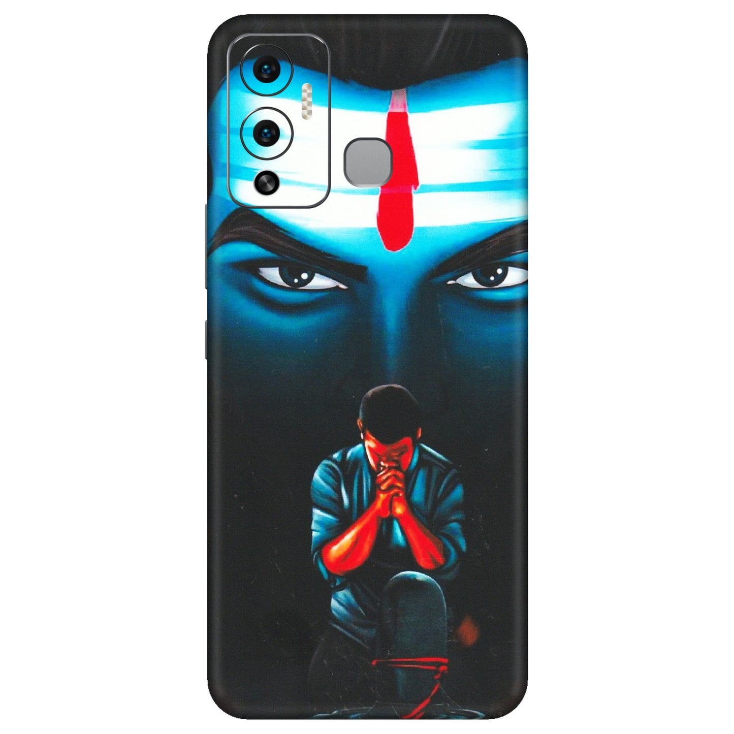 INFINIX Phone Skins (All Models) - Mahakal Bhakt - Matte Finish (M-112) Infinix Hot 12 Play