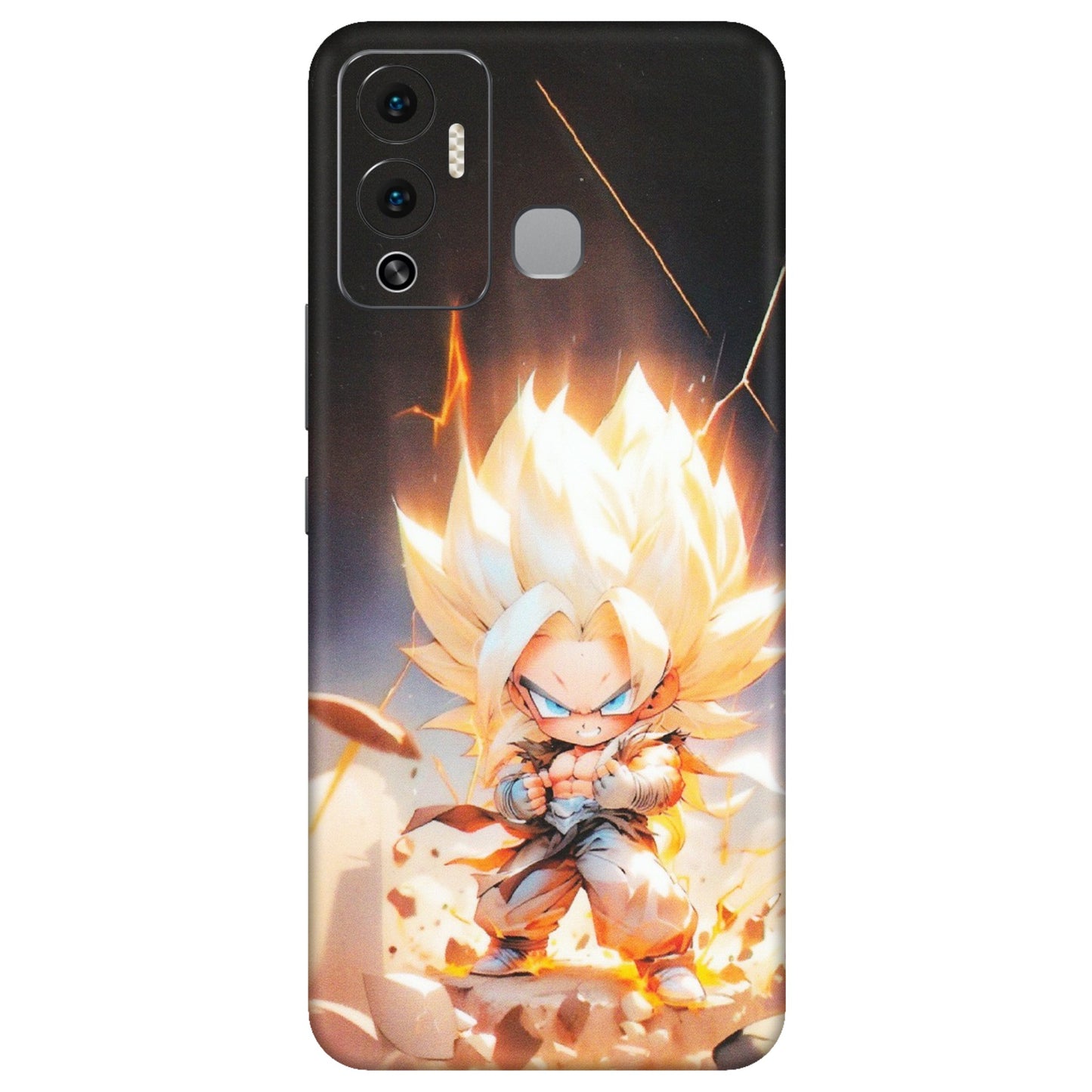 INFINIX Phone Skins (All Models) - Goku Dragon Cute Anime - Matte Finish (M-131) Infinix Hot 12 Play