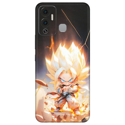 INFINIX Phone Skins (All Models) - Goku Dragon Cute Anime - Matte Finish (M-131) Infinix Hot 12 Play