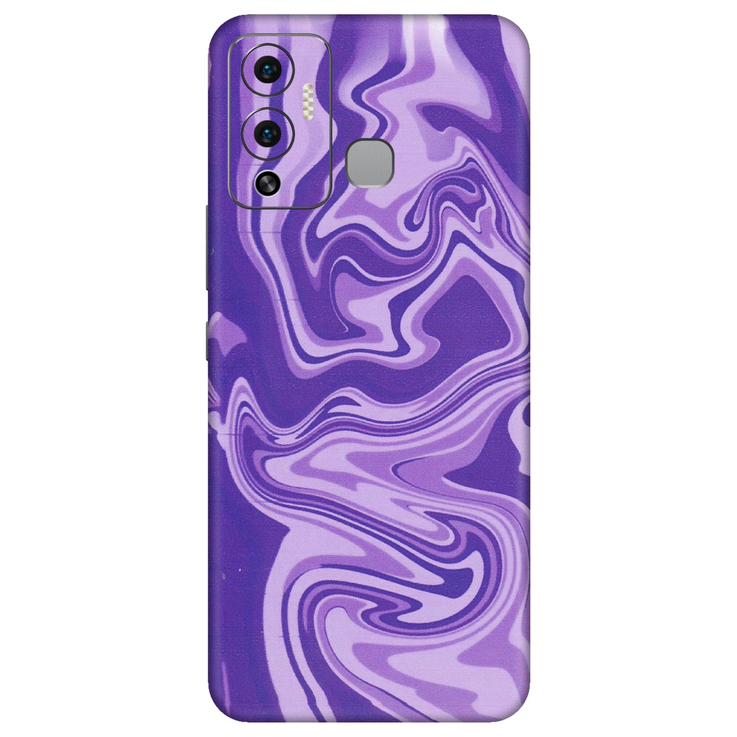 INFINIX Phone Skins (All Models) - Hazy Purple Nights - Matte Finish (M-14) Infinix Hot 12 Play