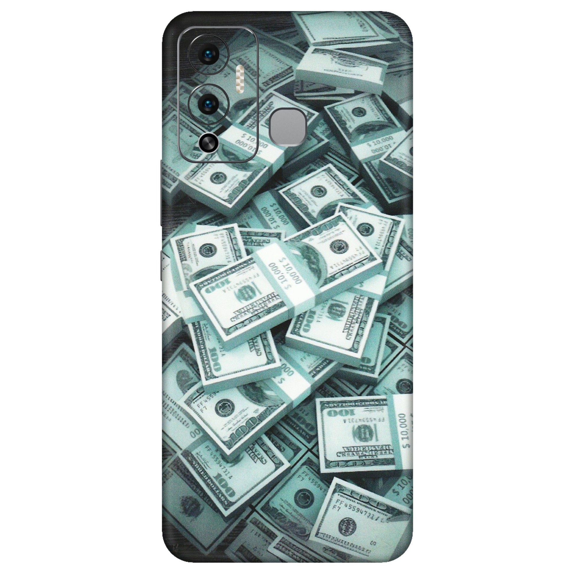 INFINIX Phone Skins (All Models) - Hundred Dollar Bill - Matte Finish (M-162) Infinix Hot 12 Play