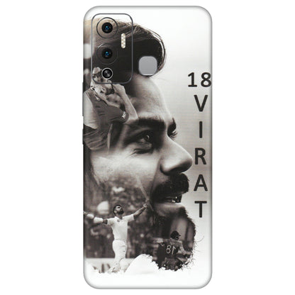 INFINIX Phone Skins (All Models) - Virat Kohli Cricketer - Matte Finish (M-163) Infinix Hot 12 Play