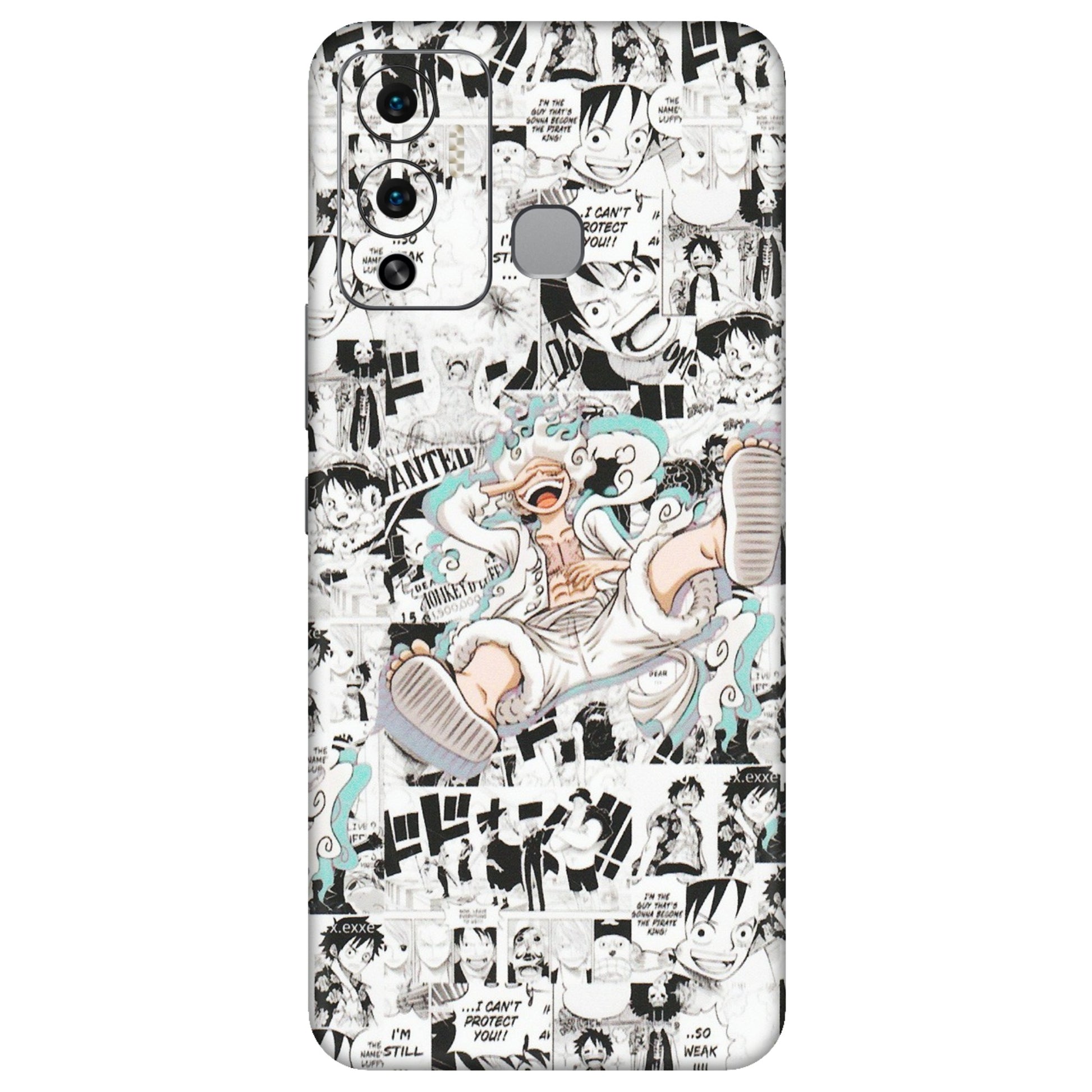 INFINIX Phone Skins (All Models) - One Piece Comic - Matte Finish (M-168) Infinix Hot 12 Play