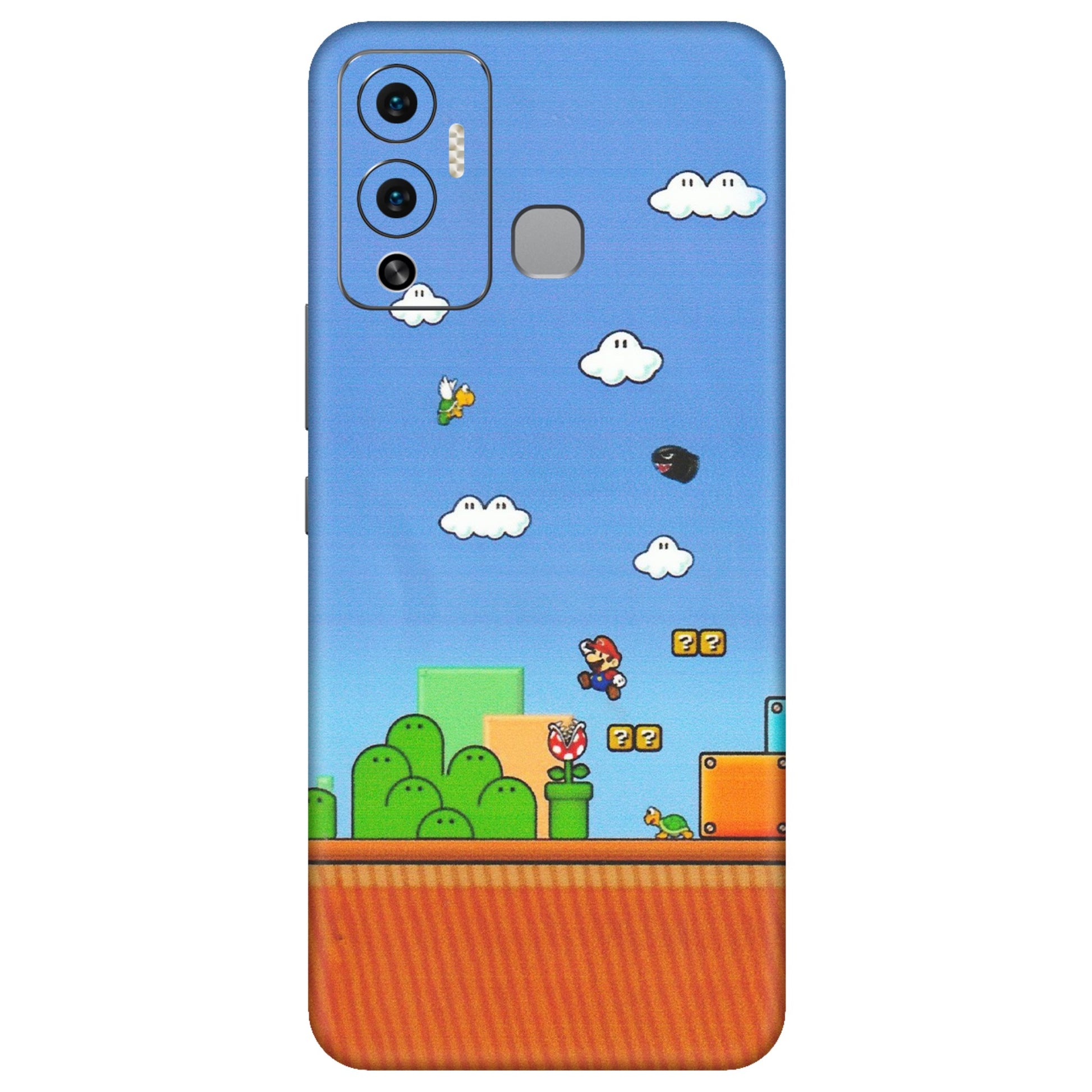 INFINIX Phone Skins (All Models) - Mario Game Scene - Matte Finish (M-24) Infinix Hot 12 Play