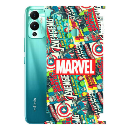 INFINIX Phone Skins (All Models) - Marvel Comic Lover - Matte Finish (M-30) Infinix Hot 12 Play