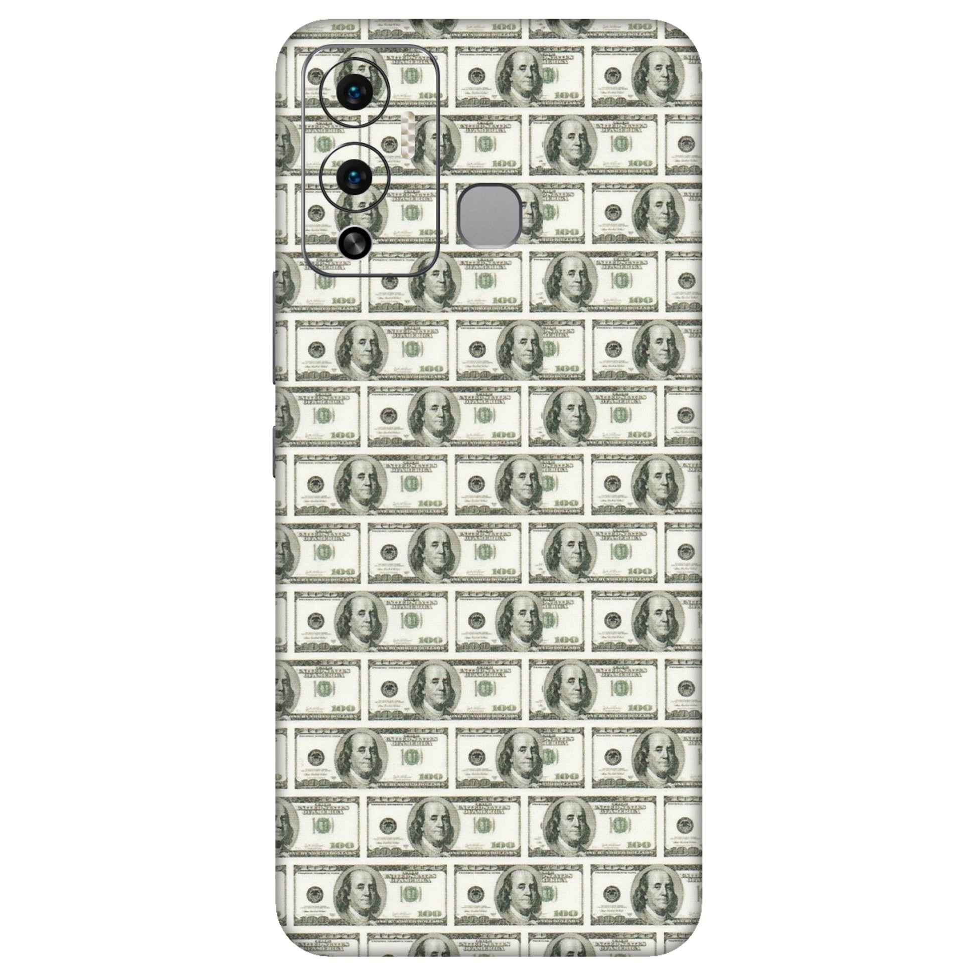 INFINIX Phone Skins (All Models) - I Love Dollars - Matte Finish (M-40) Infinix Hot 12 Play