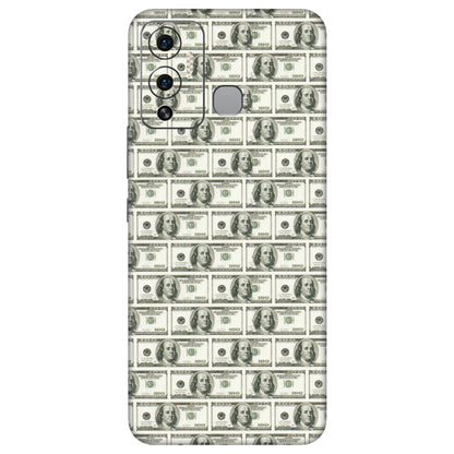 INFINIX Phone Skins (All Models) - I Love Dollars - Matte Finish (M-40) Infinix Hot 12 Play