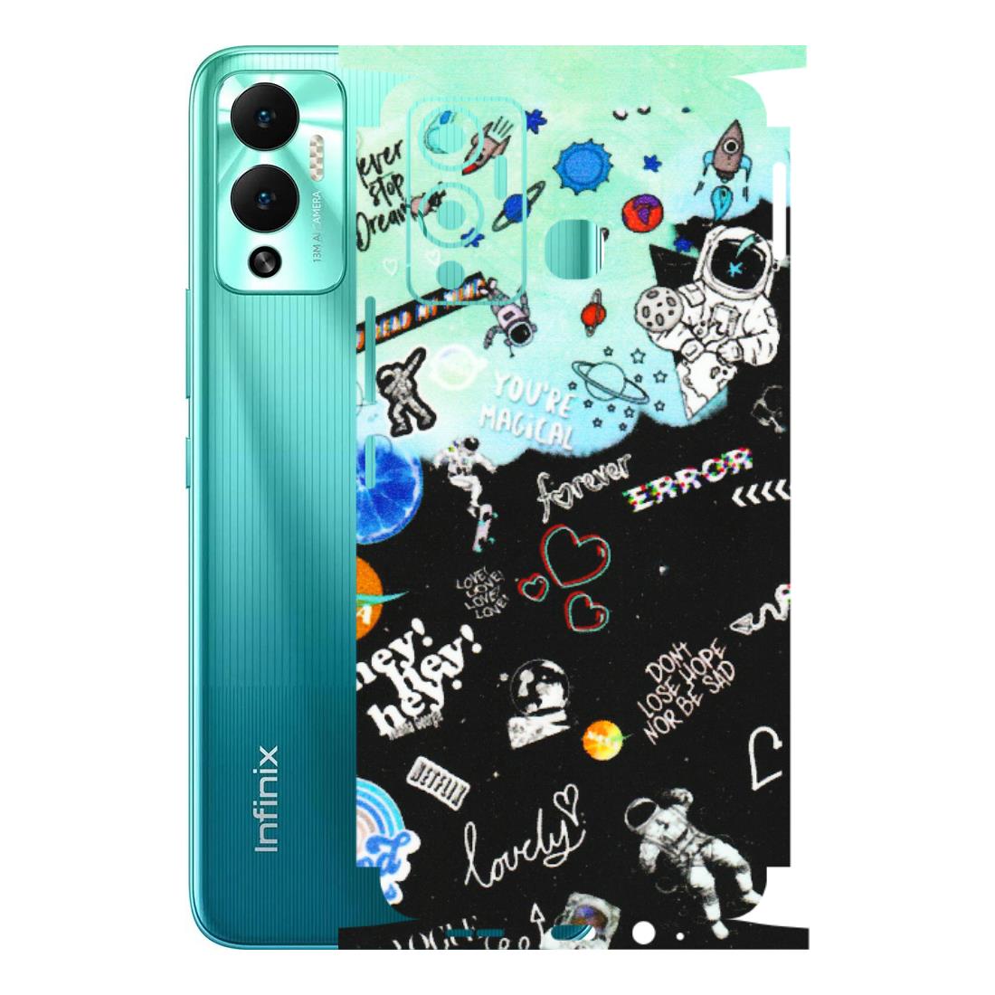 INFINIX Phone Skins (All Models) - Living In A Space Dream - Matte Finish (M-46) Infinix Hot 12 Play