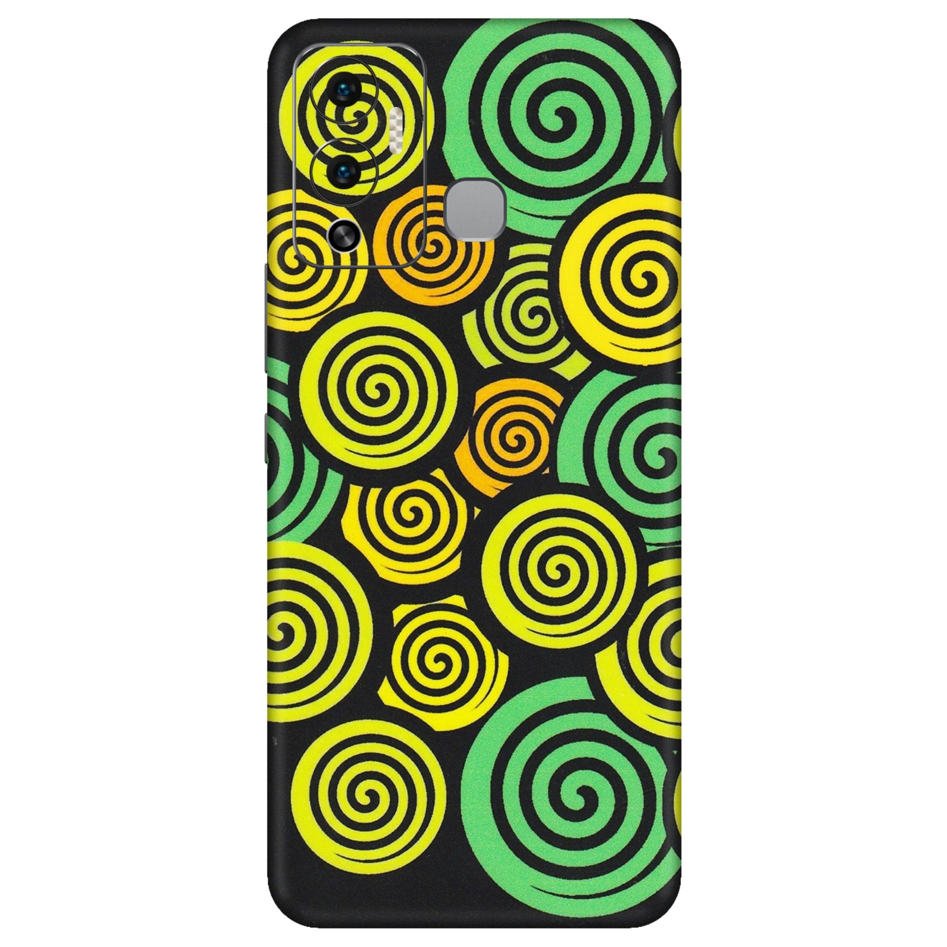 INFINIX Phone Skins (All Models) - Crazy Spiral - Matte Finish (M-91) Infinix Hot 12 Play