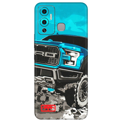INFINIX Phone Skins (All Models) - Off Roading Lover - Matte Finish (M-95) Infinix Hot 12 Play