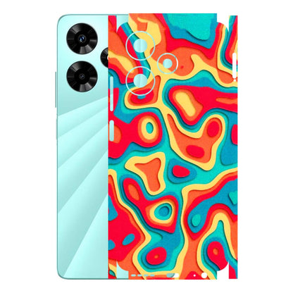INFINIX Phone Skins (All Models) - Abstract Swirl - 3D Embossed Finish (L-150) Infinix Hot 30