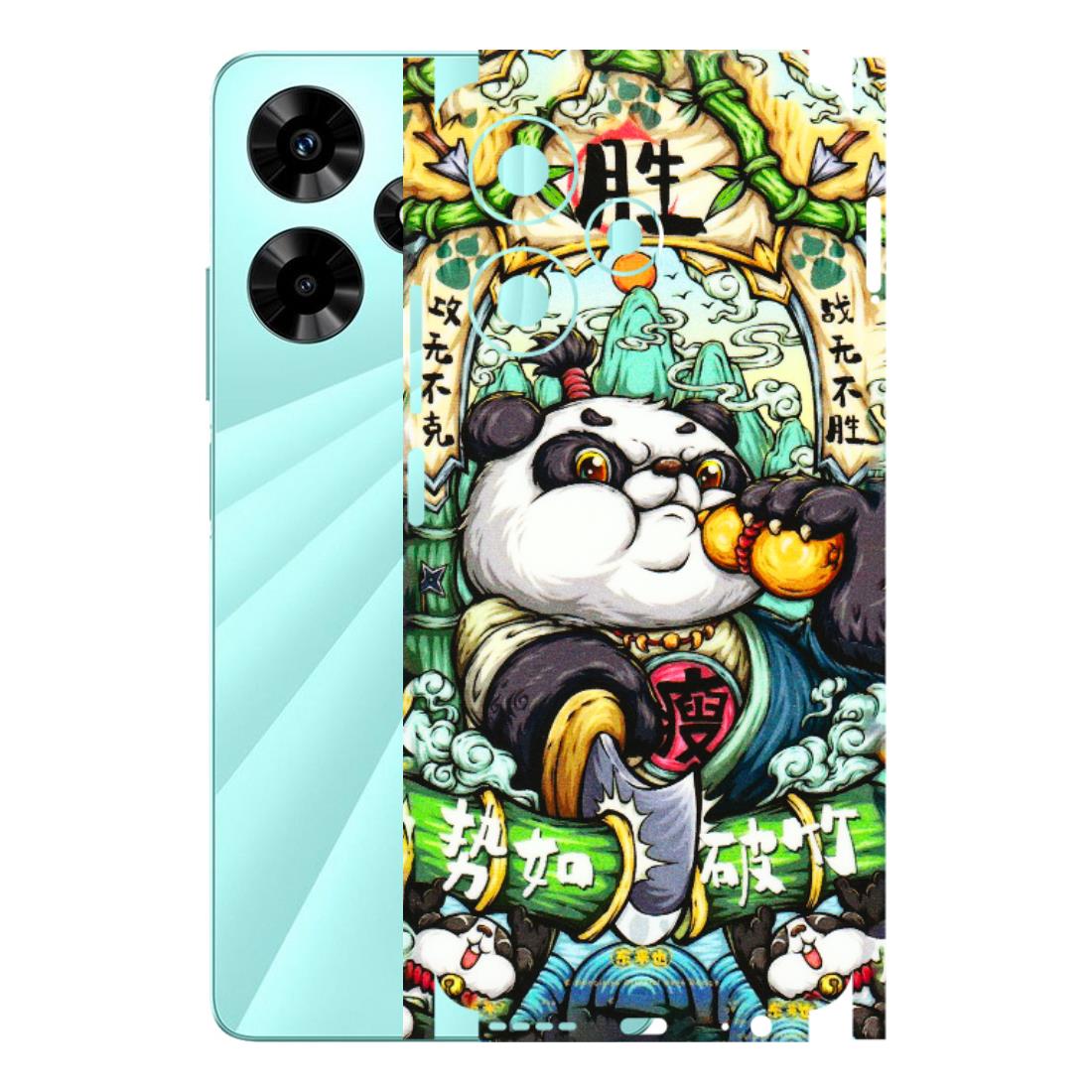 INFINIX Phone Skins (All Models) - Royal Rich Panda - 3D Embossed Finish (L-170) Infinix Hot 30