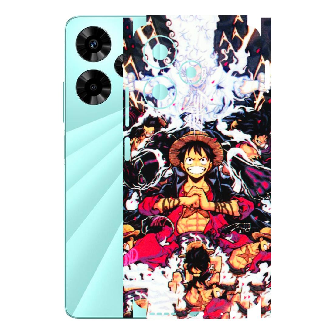 INFINIX Phone Skins (All Models) - Luffy Anime Character - 3D Embossed Finish (L-203) Infinix Hot 30