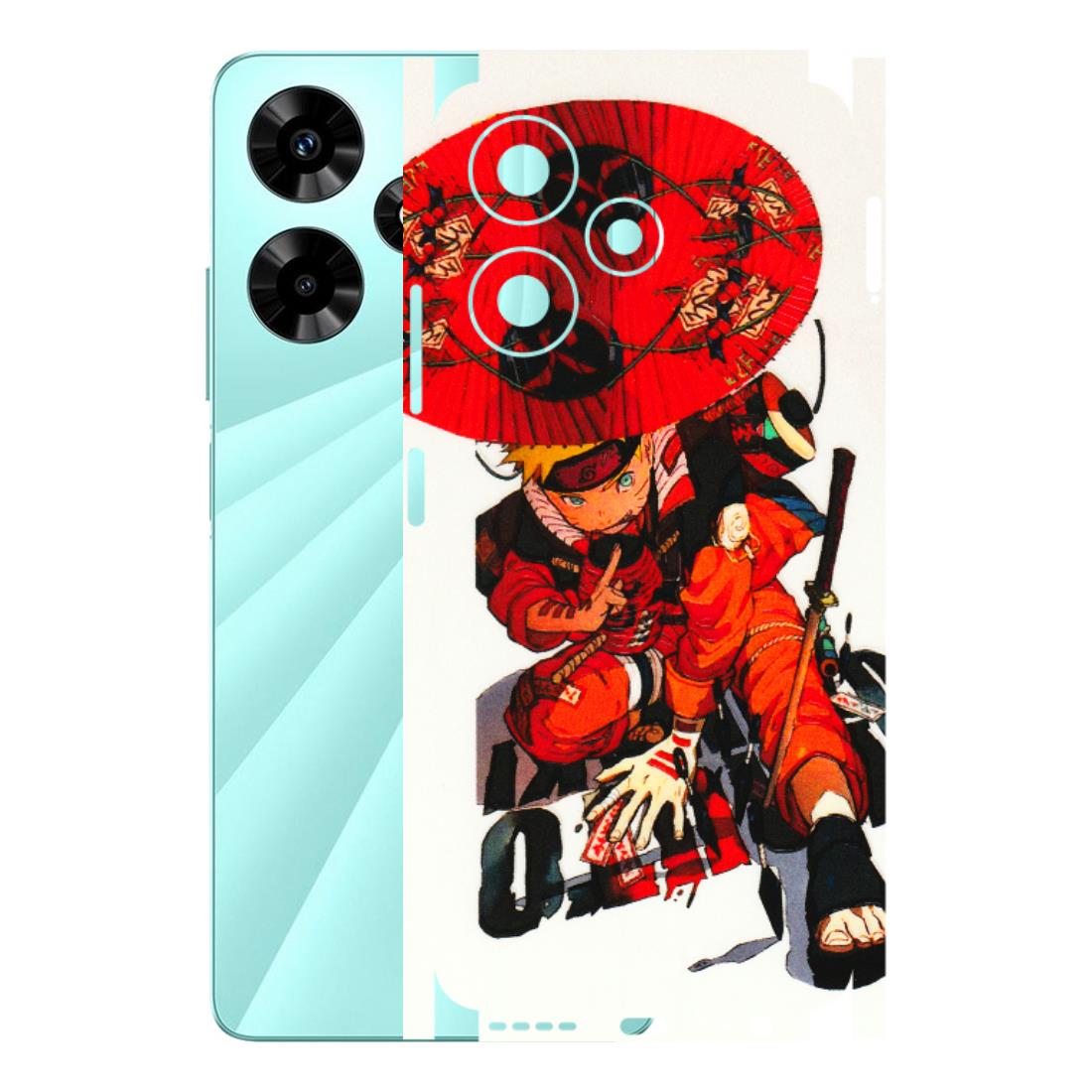 INFINIX Phone Skins (All Models) - Naruto - 3D Embossed Finish (L-208) Infinix Hot 30