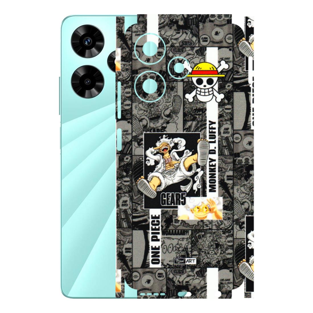 INFINIX Phone Skins (All Models) - Cuffy Anime MonkeyCamic - 3D Embossed Finish (L-242) Infinix Hot 30