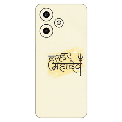 INFINIX Phone Skins (All Models) - Har Har Mahadev - Matte Finish (M-10) Infinix Hot 30