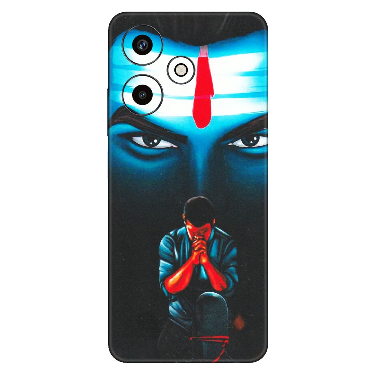 INFINIX Phone Skins (All Models) - Mahakal Bhakt - Matte Finish (M-112) Infinix Hot 30