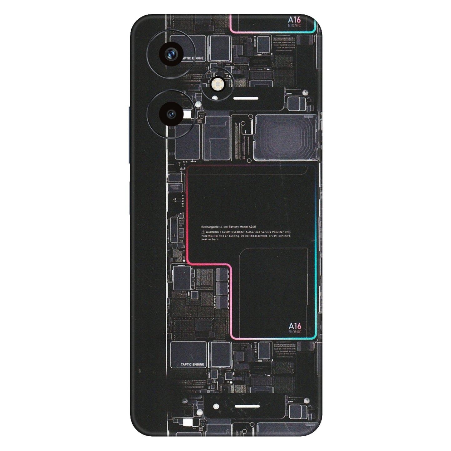 INFINIX Phone Skins (All Models) - Motherboard Circuit Layout - Matte Finish (M-117) Infinix Hot 30